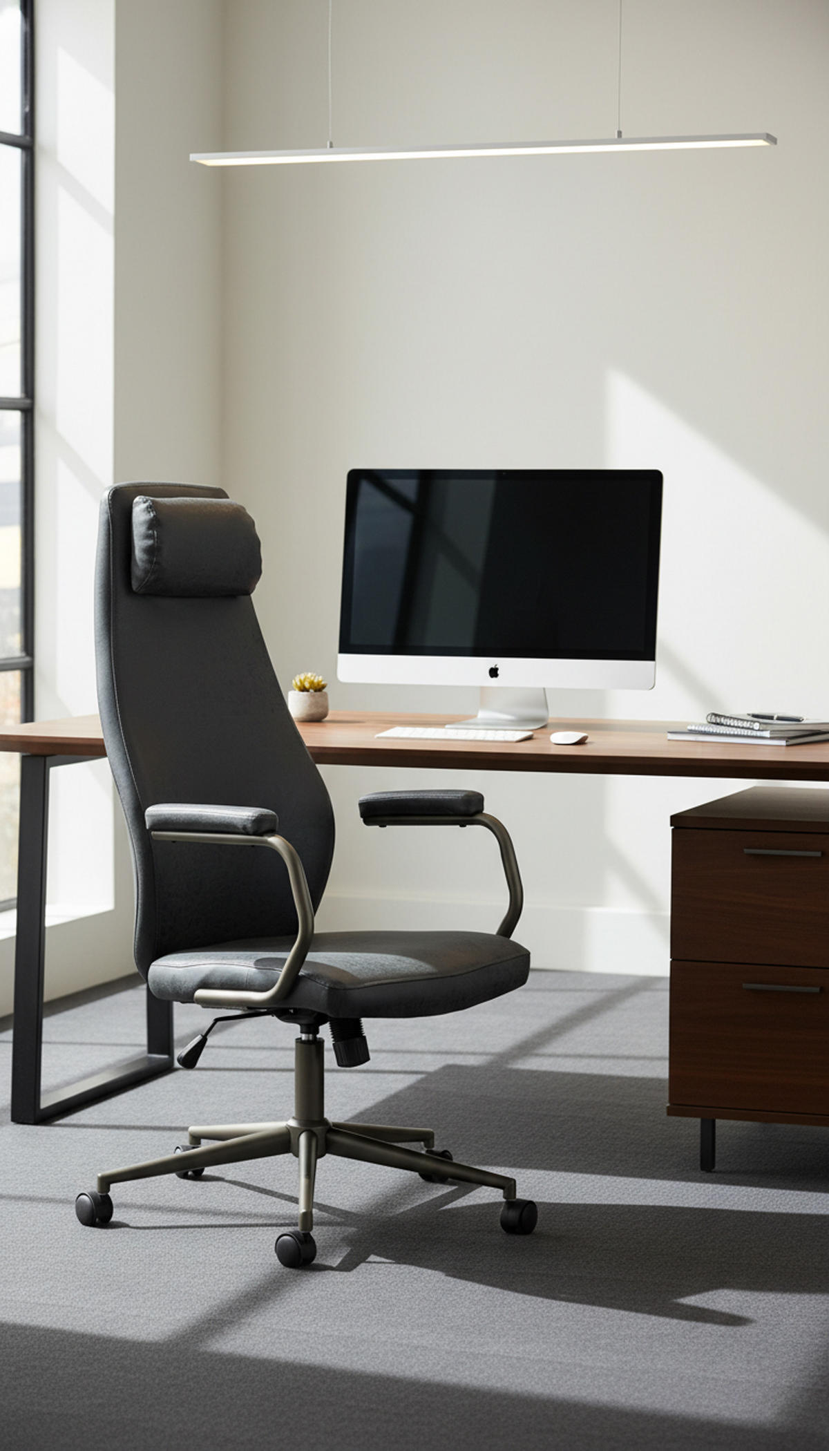 BÜROSTUHL Zephyr antik schwarz - Schwarz, Metall (62/137/66cm) - TPFLiving