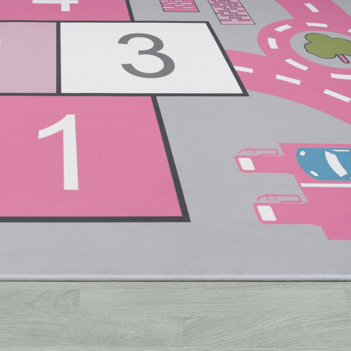 KINDERTEPPICH Pink 140 x 200 cm - Pink, Kunststoff (140/200cm) - TT Home