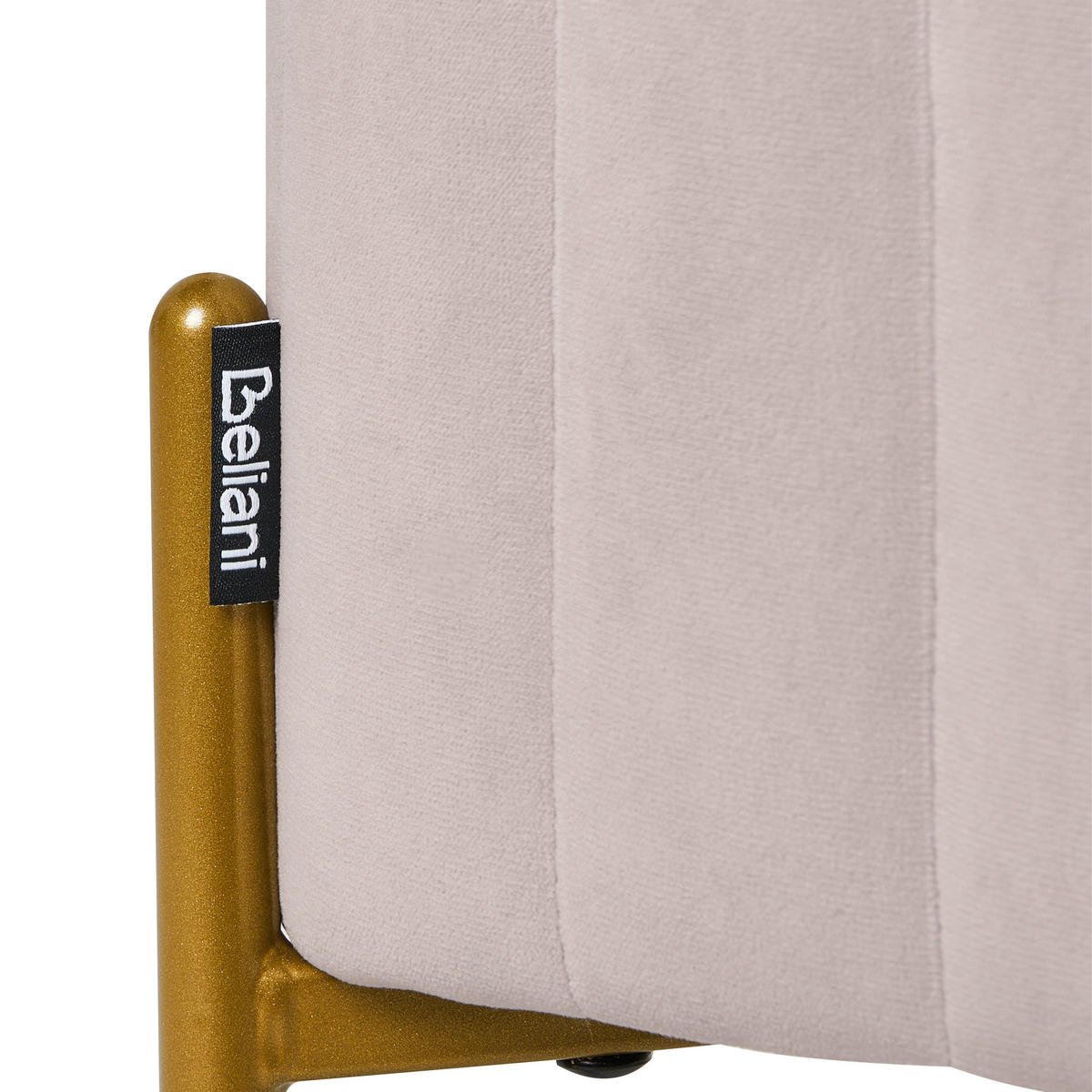 TABURET catifea taupe Utah - taupe, material textil (47/43/47cm) - Beliani