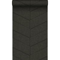 TAPETE Fliesenmuster mit Schlangenhaut-Motiv 53 cm x 10.05 m - Braun, Papier (53/1000cm) - Origin Wallcoverings