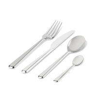 BESTECKSET Amici - BG02S24 - 24-teilig - von Big-Game - Silberfarben, Metall - Alessi