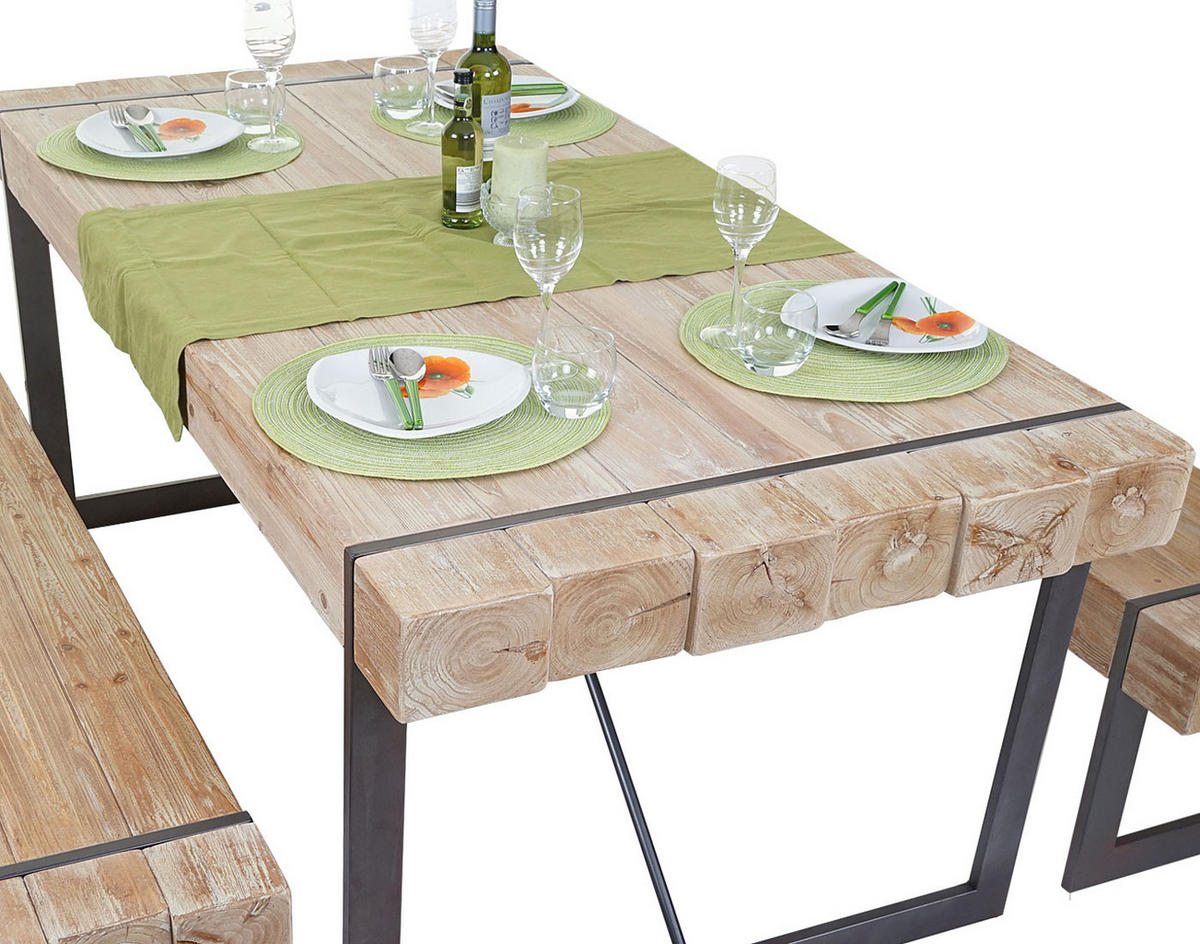 ESSZIMMERTISCH eckig Braun - Braun, Holz (90/200/80cm) - MCW