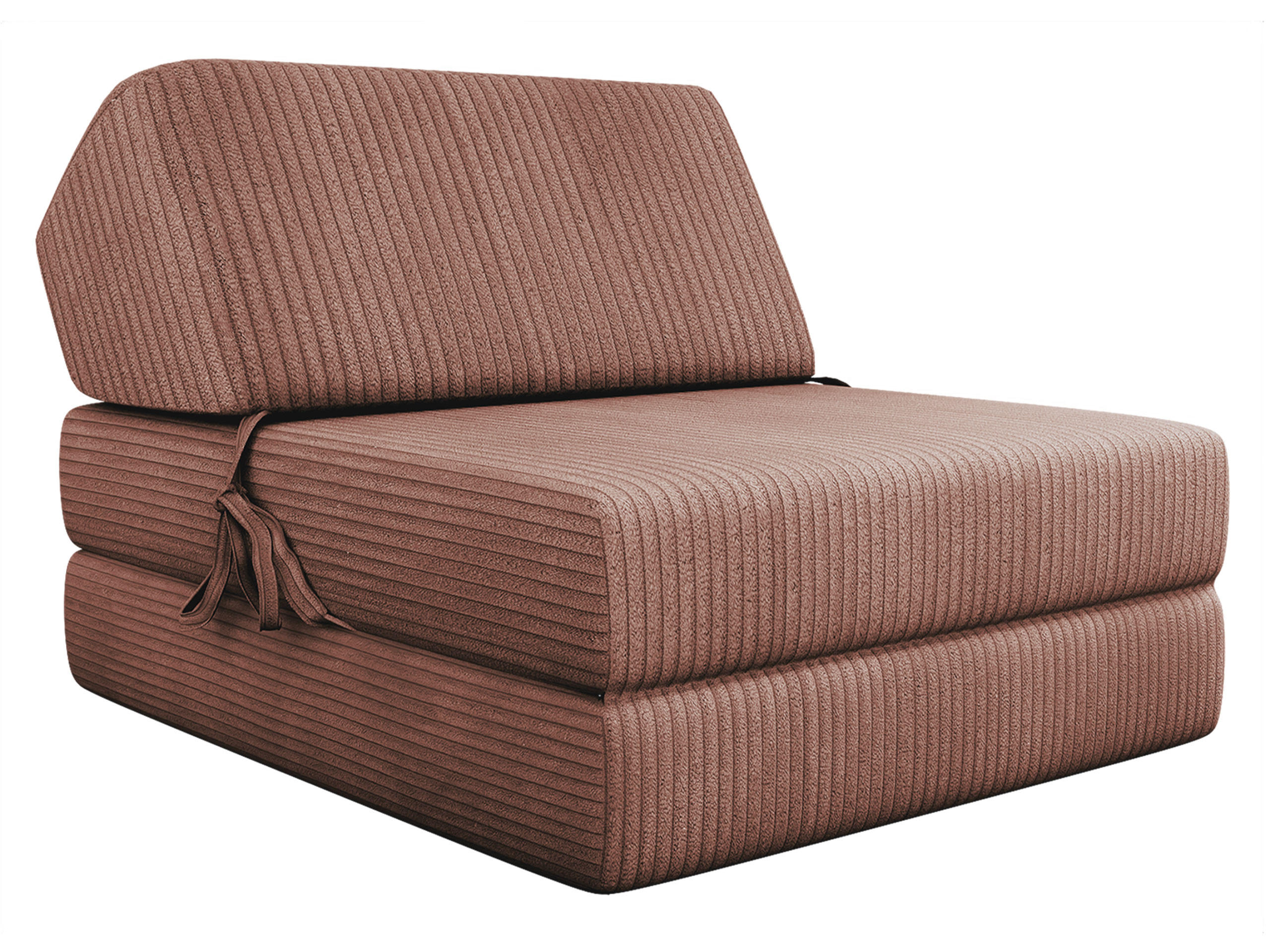 KLAPPSOFA Kevin Cord - Rosa, Textil (73/58/90cm) - MIRJAN24
