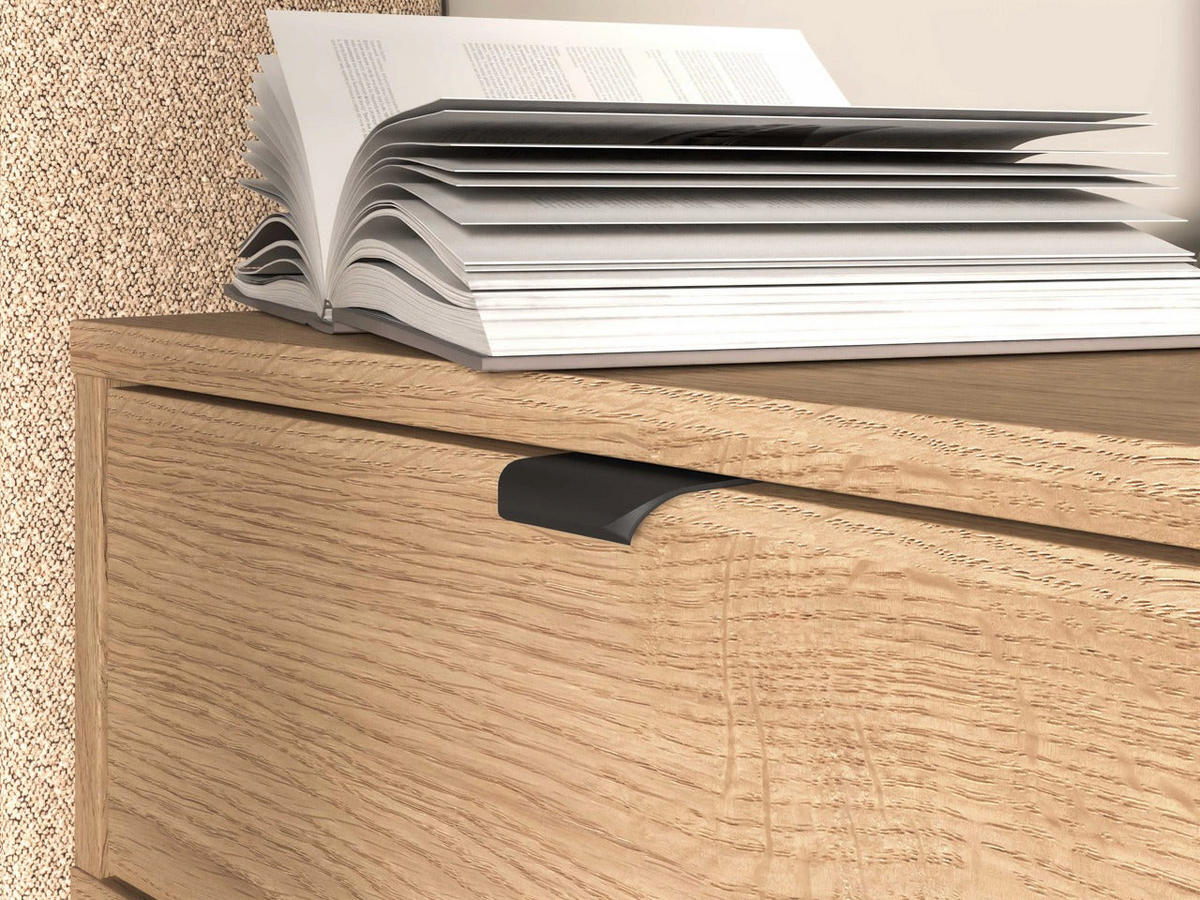 NACHTTISCH – 45 cm – Reynos – Eichefarben - Eichefarben, Holzwerkstoff (45/18/33cm) - hi-markt