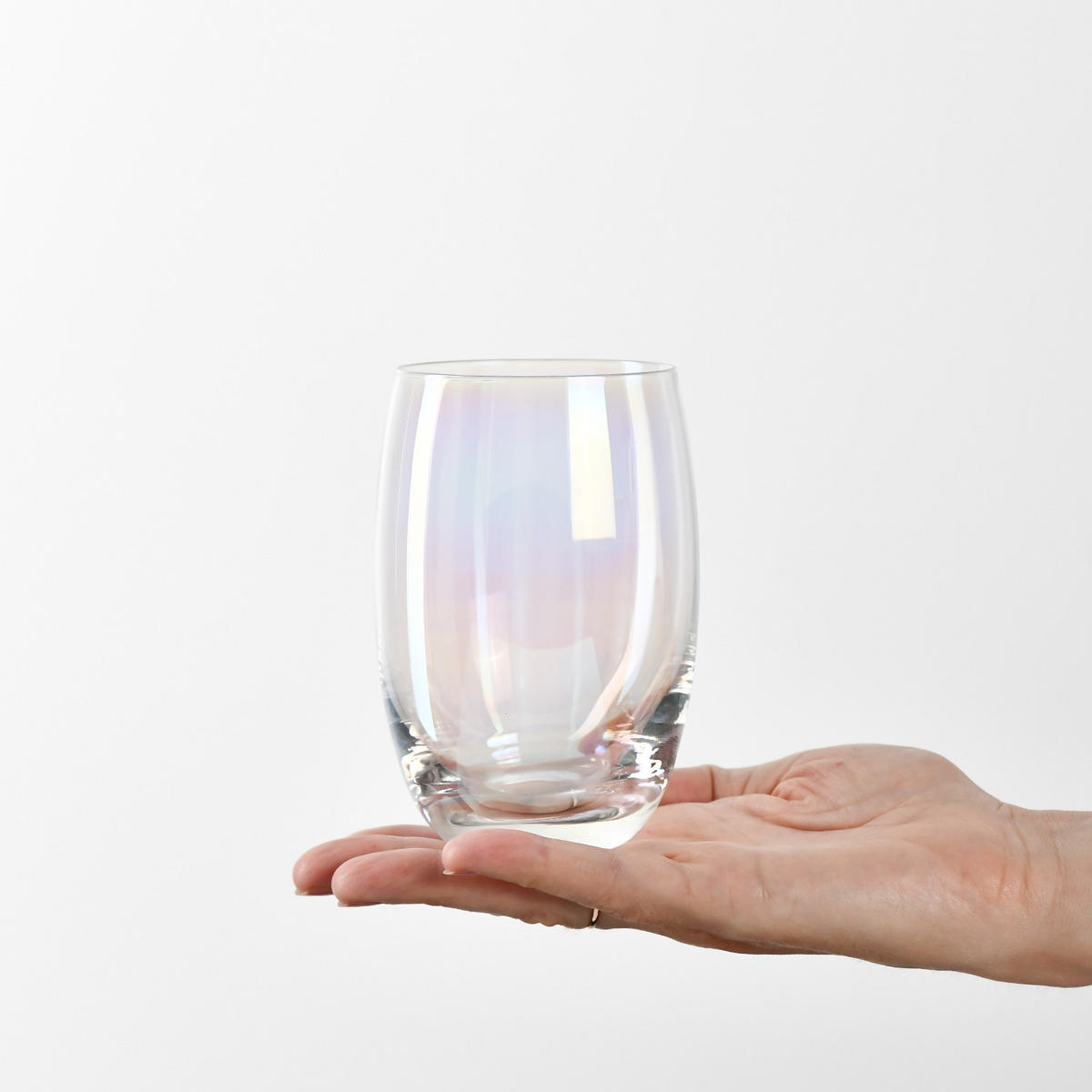 WASSERGLÄSER TRINKGLÄSER, 6er-Set, 440 ml - Multicolor, Glas (0.44L)