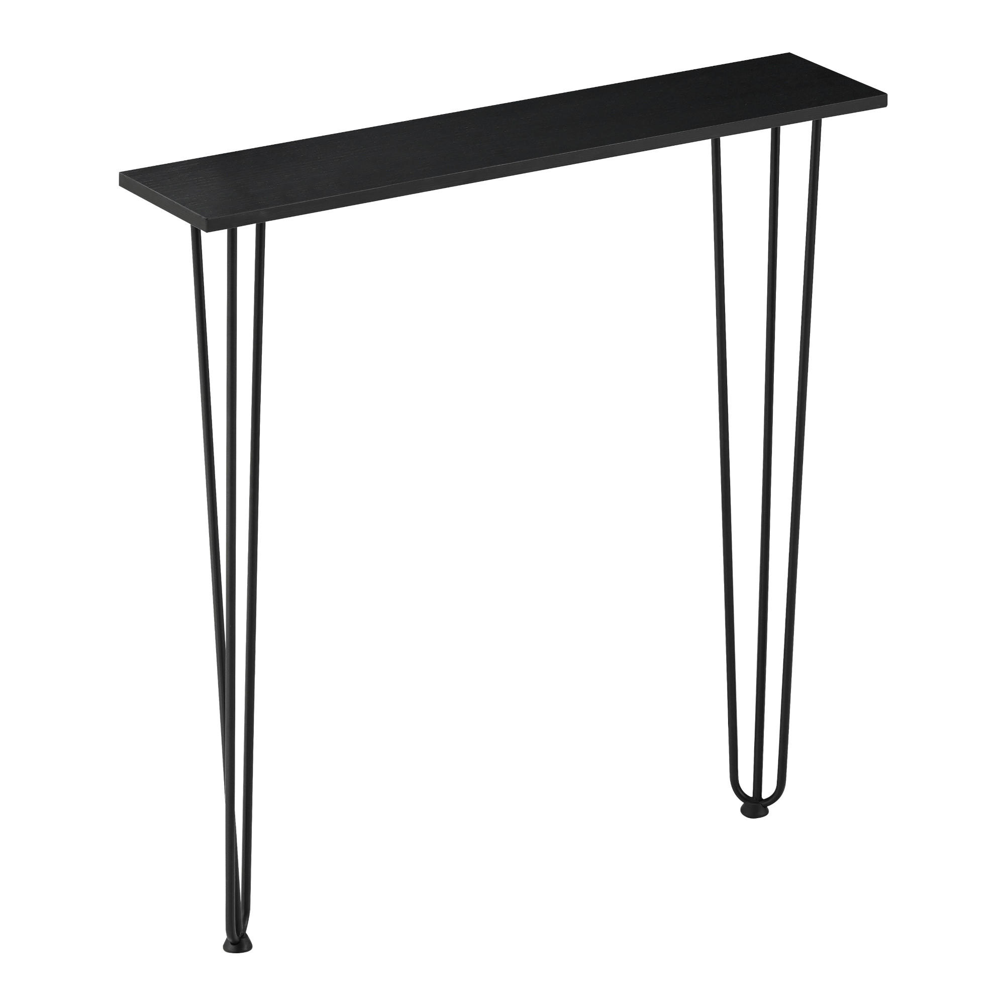 KONSOLENTISCH Kokemäki - Schwarz, Metall (18/80/82cm) - [en.casa]