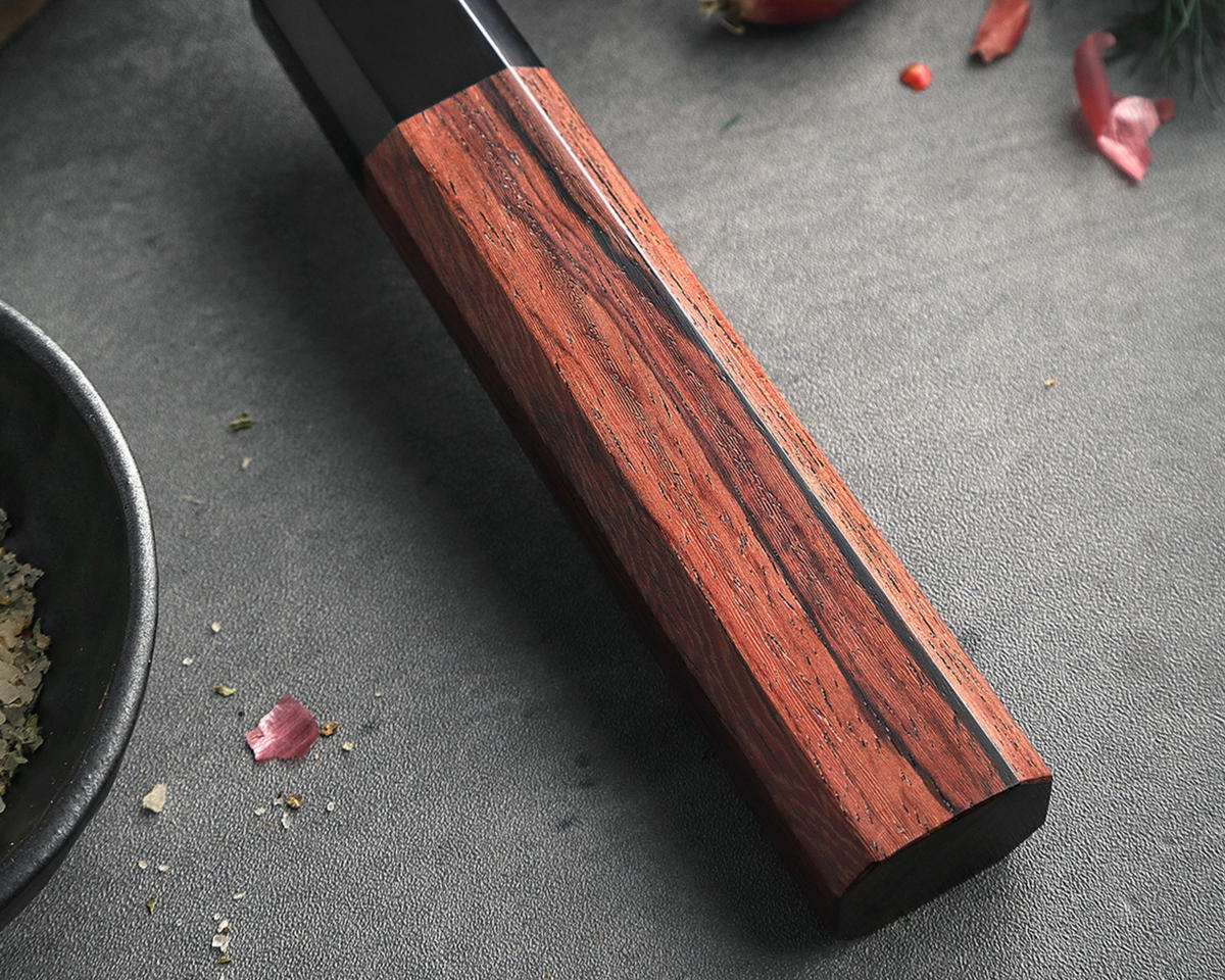 CHEFMESSER 21,5 cm - Braun, Holz/Metall (36cm) - Wakoli