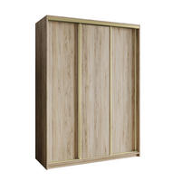 SCHWEBETÜRENSCHRANK NISSE 150/205/60 cm 3-türig Sonoma Eiche - Sonoma Eiche, Holzwerkstoff (150/205/60cm) - MASSENO