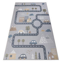 TEPPICH Bono 180/270 cm - Grau, Textil (180/270cm) - rugsX