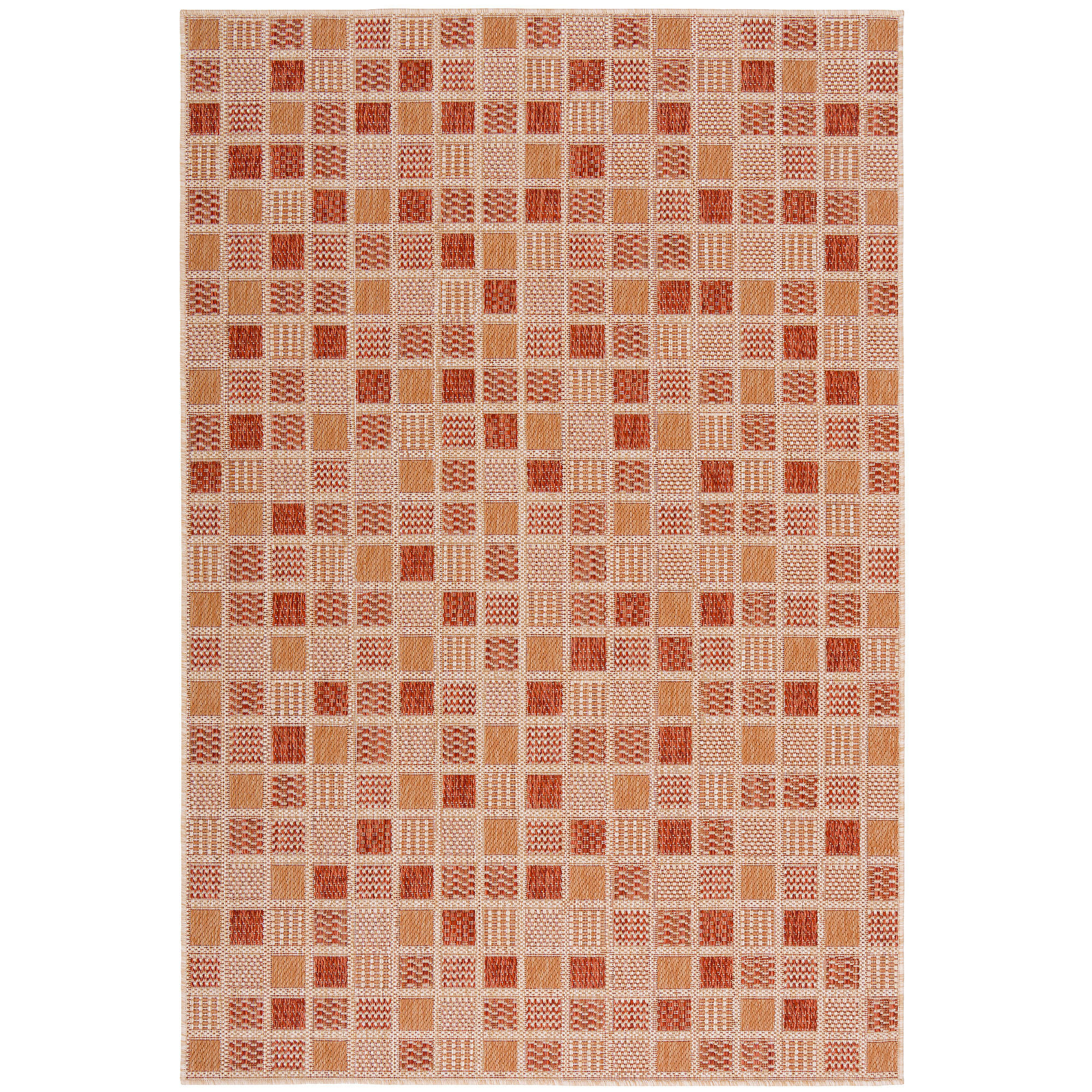 IN- UND OUTDOOR TEPPICH CARPETTO - Orange, Textil (133/190cm) - Pergamon