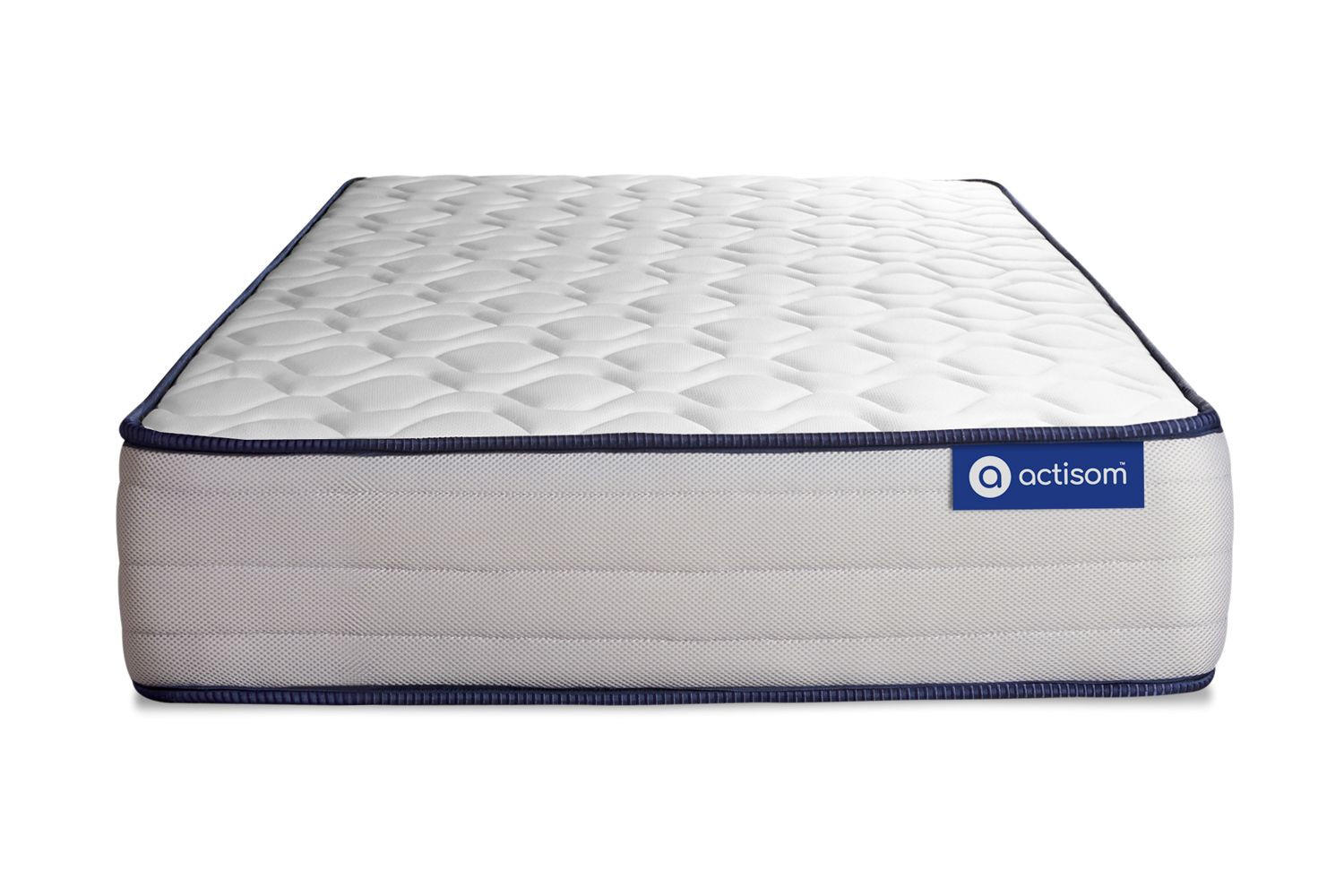 MATRATZE Actiflex form Taschenfederkern und Memory-Schaum 90 x 200 cm h3 - Weiß, Textil (90/200cm) - ACTISOM
