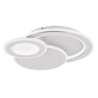 LED DECKENLEUCHTE Weiß Modern - Weiß, Metall (49/47/8cm) - Wofi
