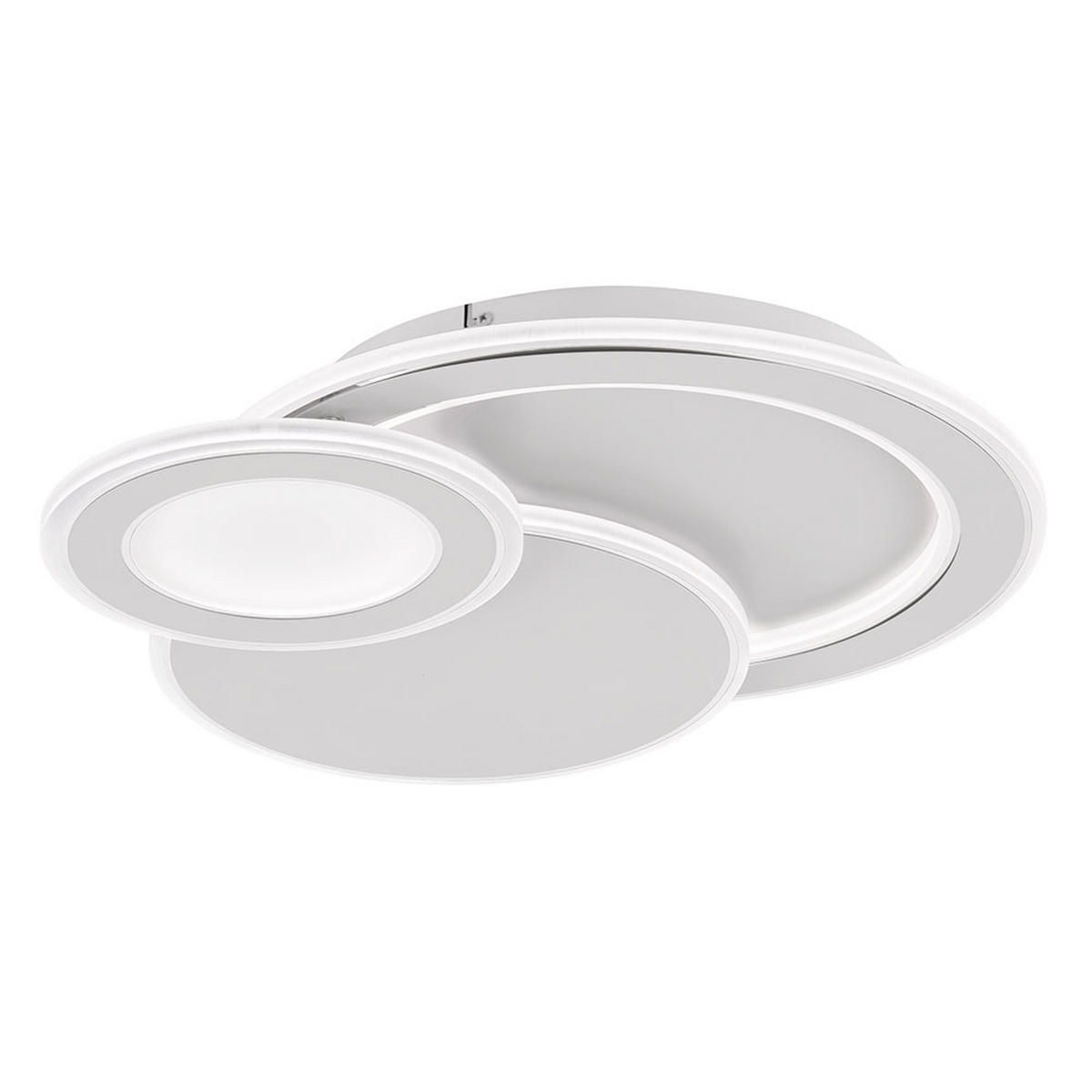 LED DECKENLEUCHTE Weiß Modern - Weiß, Metall (49/47/8cm) - Wofi