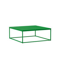 COUCHTISCH 120 cm, Grün - Grün, Metall (90/90/35cm) - Oviala