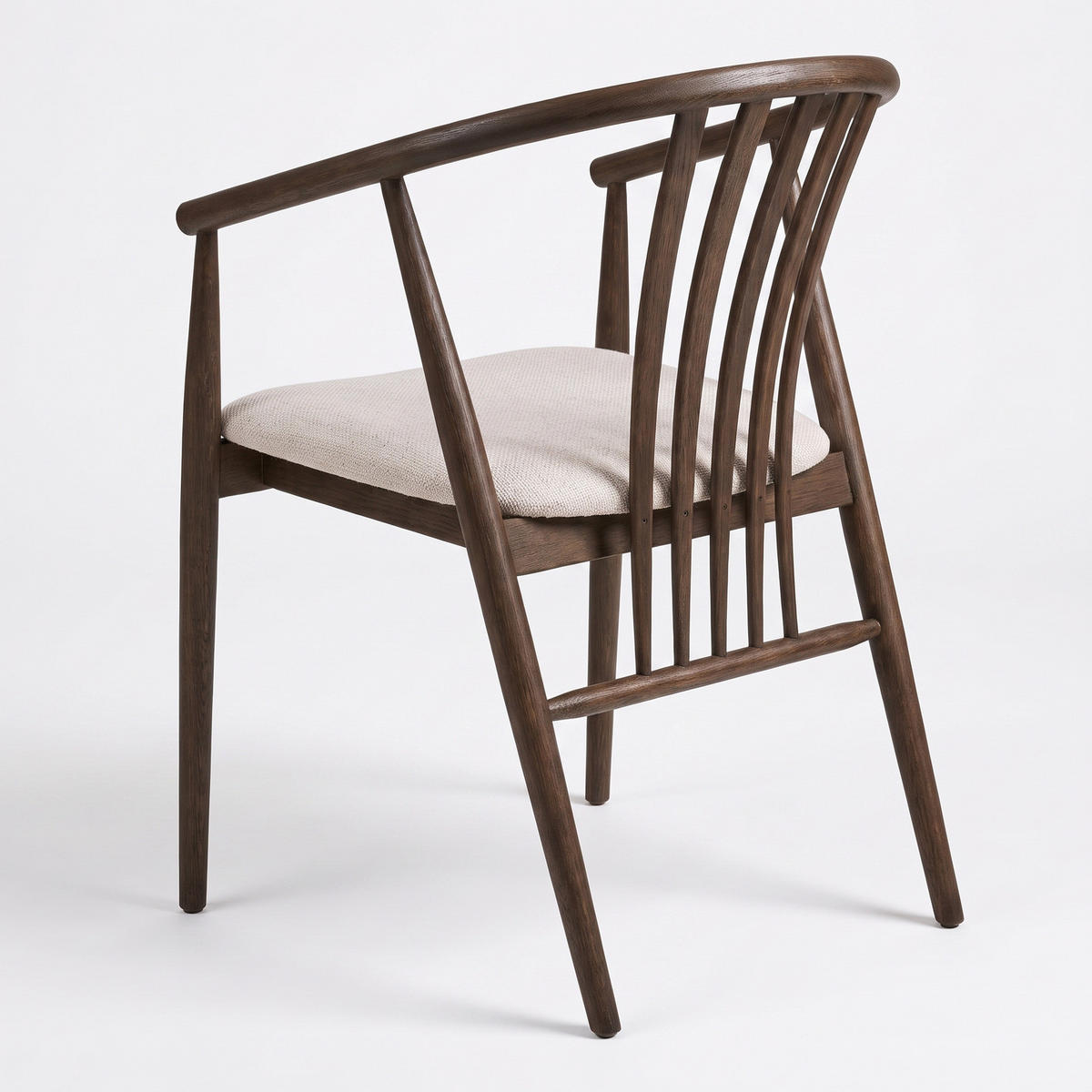 MATSTOL Asti 54 x 57 x 78 cm – rökt/sandgrå - Grå, Trä/Textil (54/78/57cm) - ebuy24