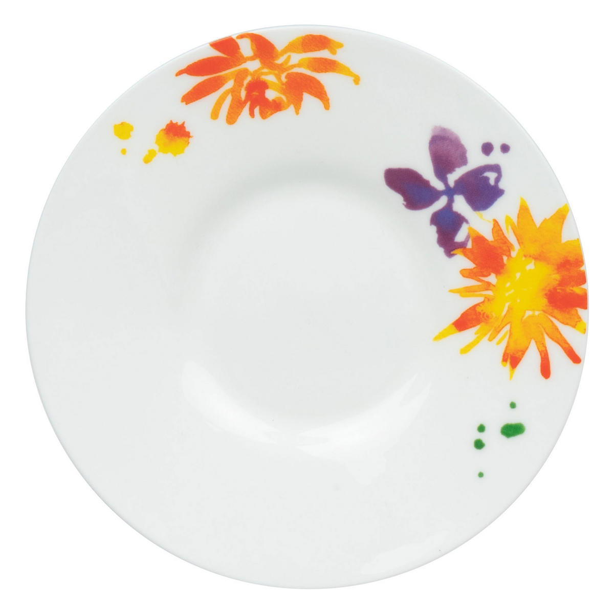 ESPRESSOTASSE Victoria Lowe - Full Bloom mit Untertasse - Naturfarben, Keramik (0.095L) - Könitz