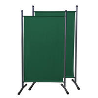 PARAVENT 2 Stück 1-tlg. 180x78 cm Grün - Grün, Metall (80/180cm) - QUICK STAR