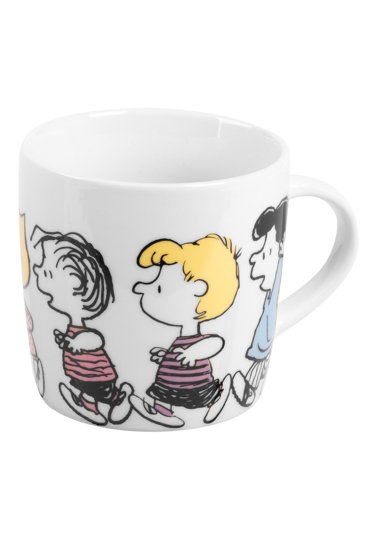 FRÜHSTÜCKSSET The Peanuts Snoopy Family Weiß 3-teilig - Multicolor, Keramik (23.8/11.2/23.3cm) - United Labels