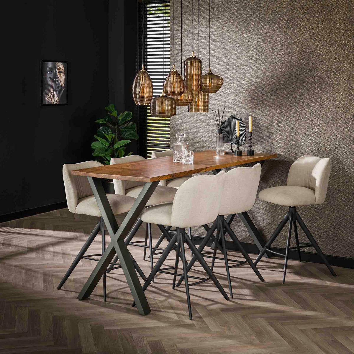 HÄNGELEUCHTE Stripe Transparent 40/93/ 150 cm - Transparent, Glas (40/93/150cm) - Hoyz Collection