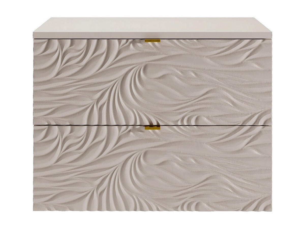 EINZELWASCHTISCH - 80 cm x 46 cm - Holz, Platte - Beige - RINAREL - Beige, Holz (80/60/46cm) - Vente-Unique