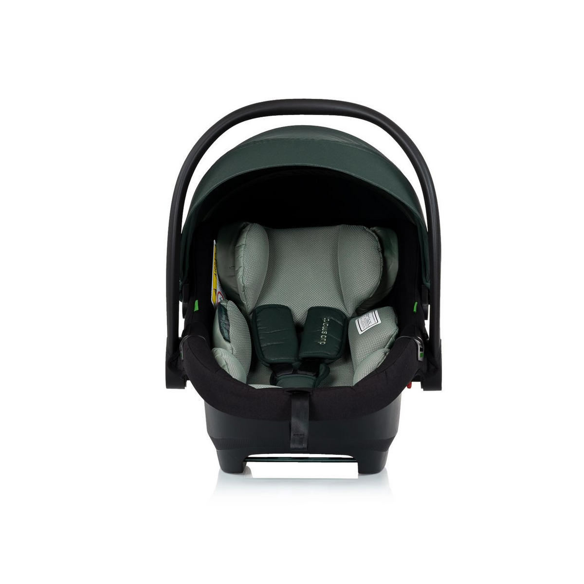 BABYSCHALE SET Isofix Duo Smart tannengrün Duo Smart i-Size verstellbare Kopfstütze - Grün, Kunststoff (40/58/66cm) - Chipolino