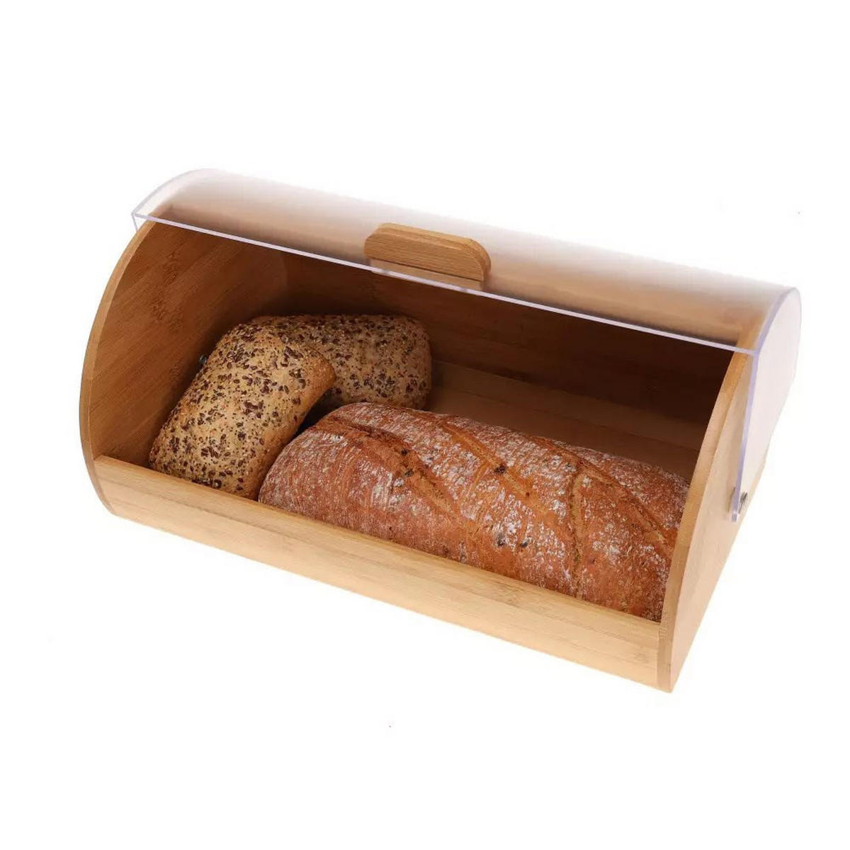 BROTKASTEN Braun 39/26/19 cm KH3216 - Braun, Kunststoff (26/19/39cm) - Kinghoff 