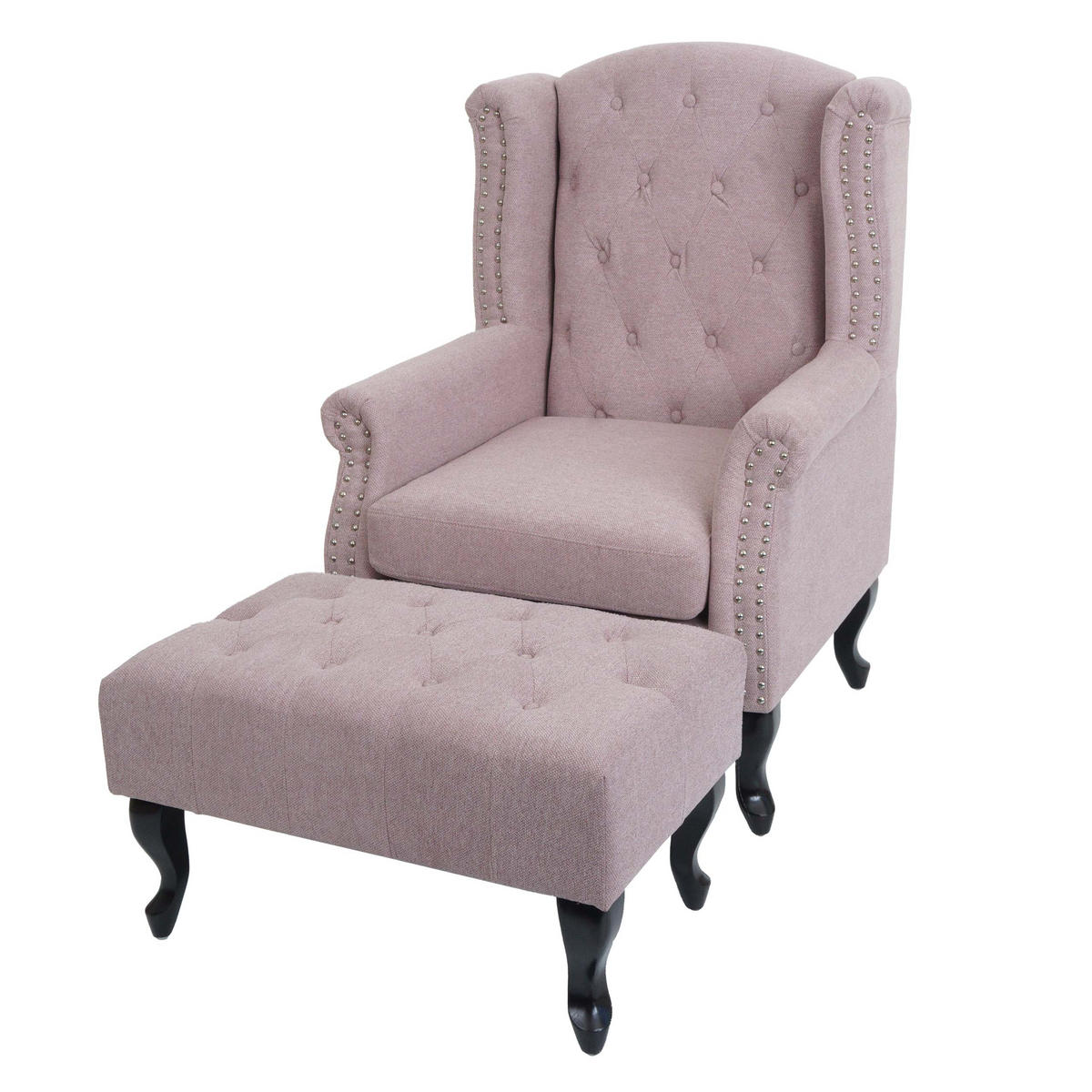 RELAXSESSEL Hellrosa - Hellrosa, Textil (75/102/80cm) - MCW