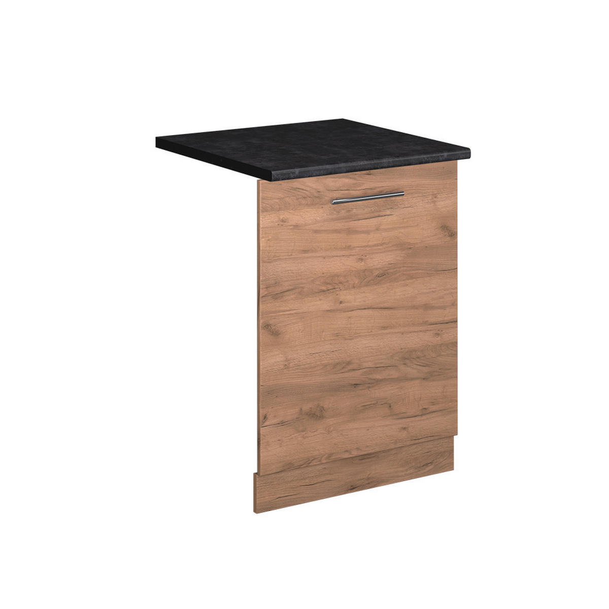 GESCHIRRSPÜLBLENDE Fame-Line Goldkraft Eiche 60 cm , AP Anthrazit - Honigeiche/Eiche Wotan, Holzwerkstoff (60/81.8/1.6cm) - Vicco