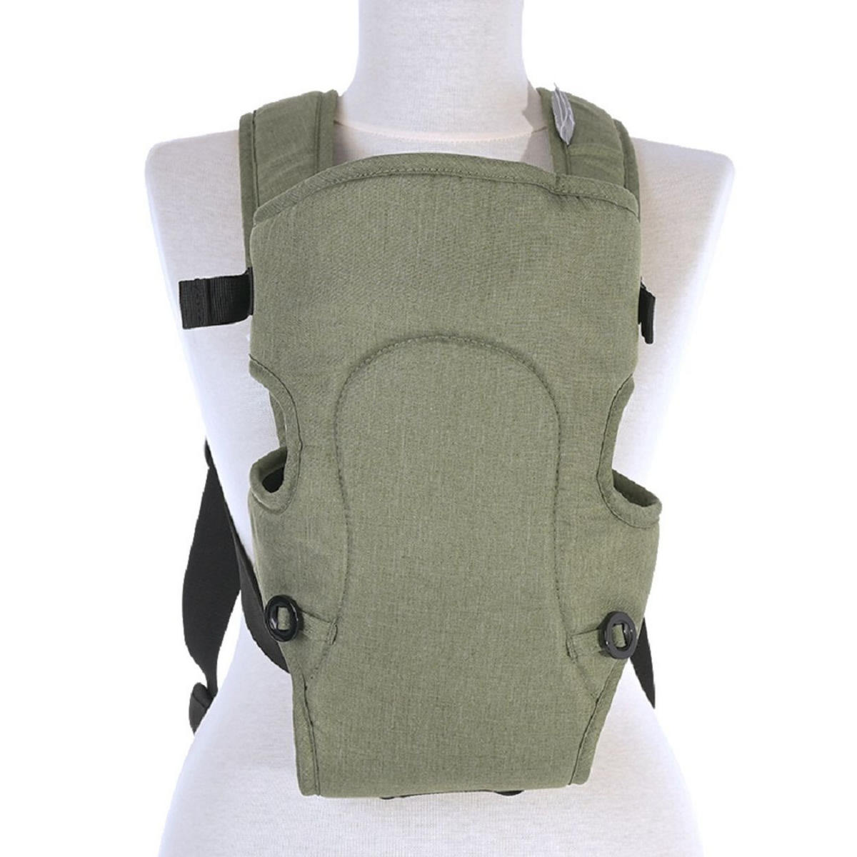 BABYTRAGE Between grün Bauchtrage, 2 Blickrichtungen, gepolsterte Gurte, Polyester, 9 kg - Grün, Textil (11/35/20cm) - Lorelli