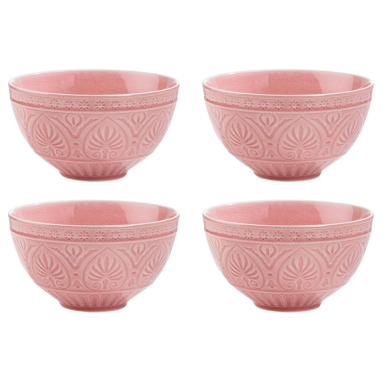SUPPENSCHALE (4er Set) Sumatra - Rosa, Keramik (18/18/10cm) - Butlers