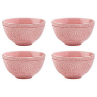 SUPPENSCHALE (4er Set) Sumatra - Rosa, Keramik (18/18/10cm) - Butlers