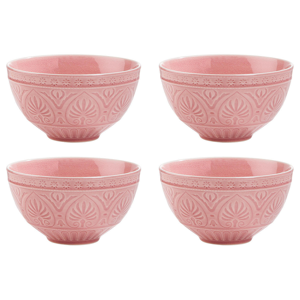 SUPPENSCHALE (4er Set) Sumatra - Rosa, Keramik (18/18/10cm) - Butlers