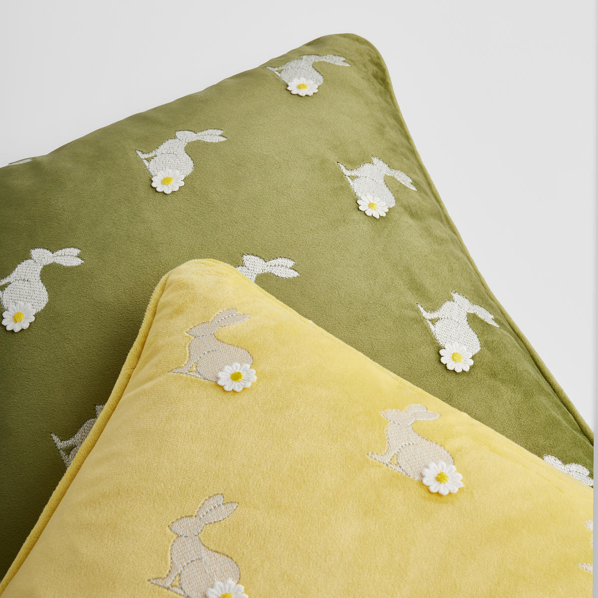 KISSENBEZUG Hopspring - Gelb, Textil (45/45cm) - home&you