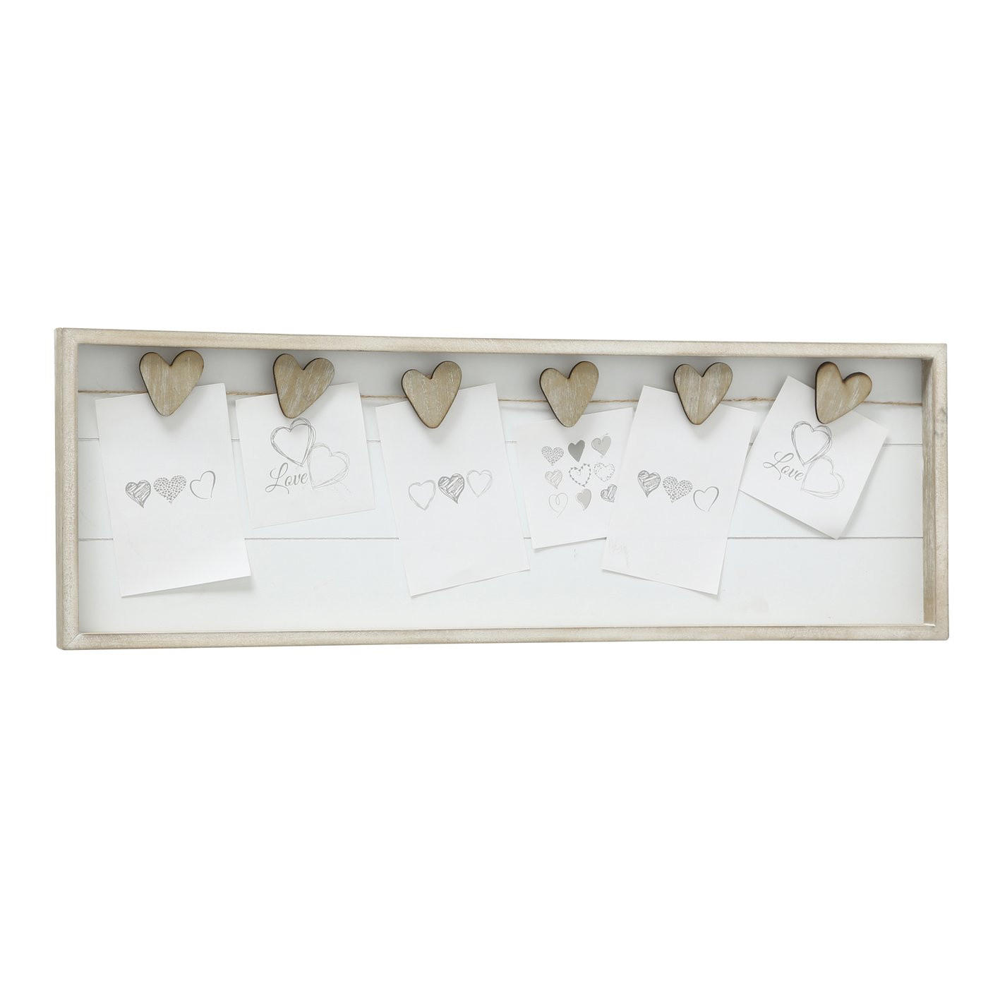 MULTIRAHMEN Carola 72 cm - Beige, Holzwerkstoff (72/24/72cm) - Boltze Home