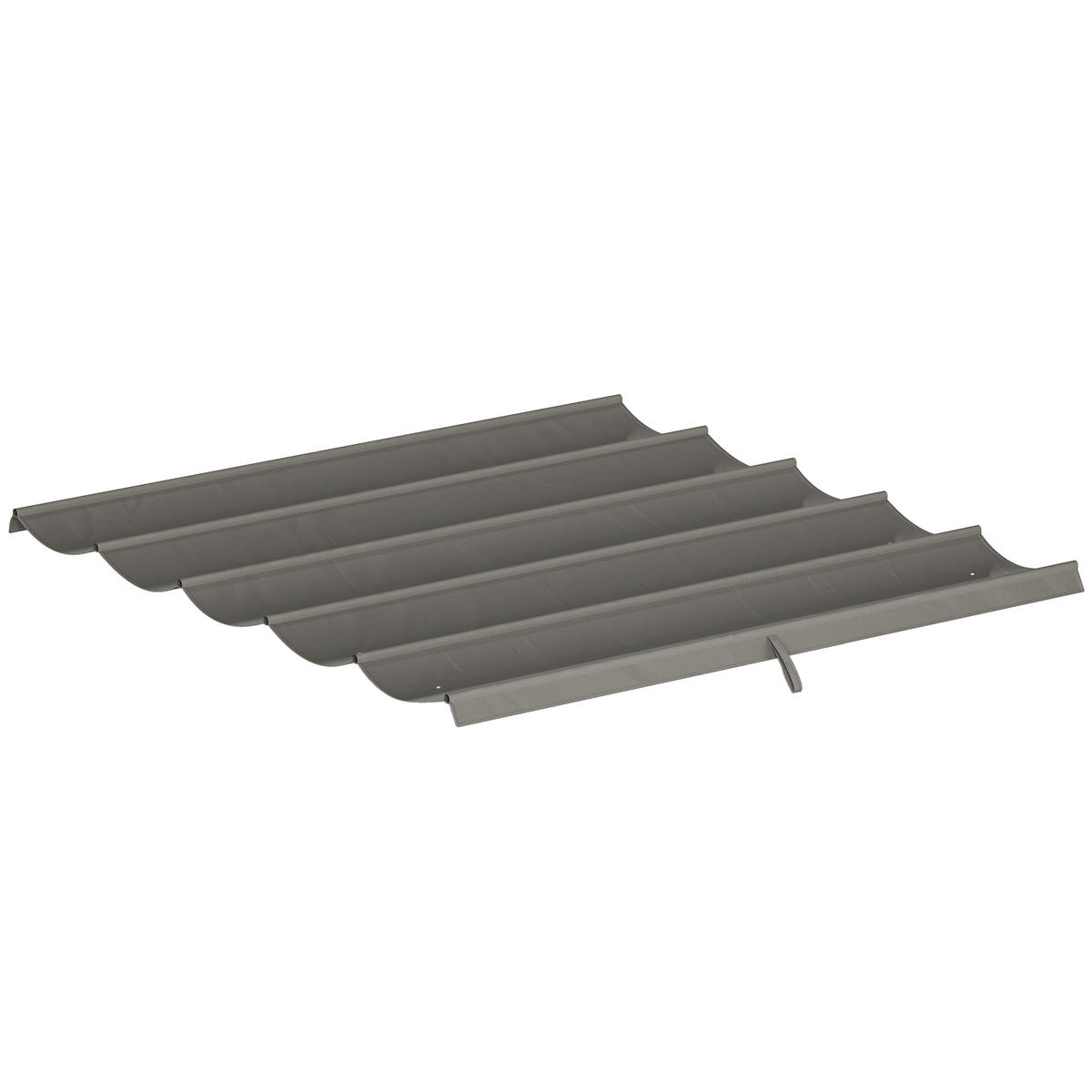 ERSATZDACH DE-12690 250/255 cm für 3x3 m Pergola mit 10 Ösen Hellgrau - Hellgrau, Textil (250/6/255cm) - ComfortXL
