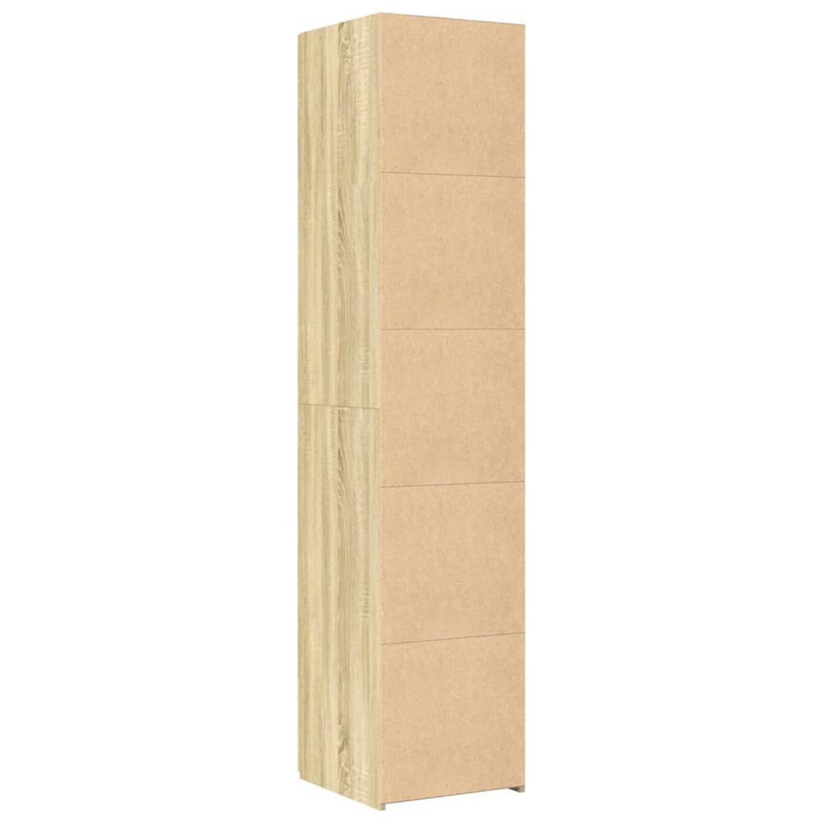 DREHTÜRENSCHRANK mit 6 Ablagen 40/42,5/185 cm aus Holzwerkstoff Sonoma-Eiche Dekor - Sonoma Eiche, Holz (42.5/185/40cm) - vidaXL