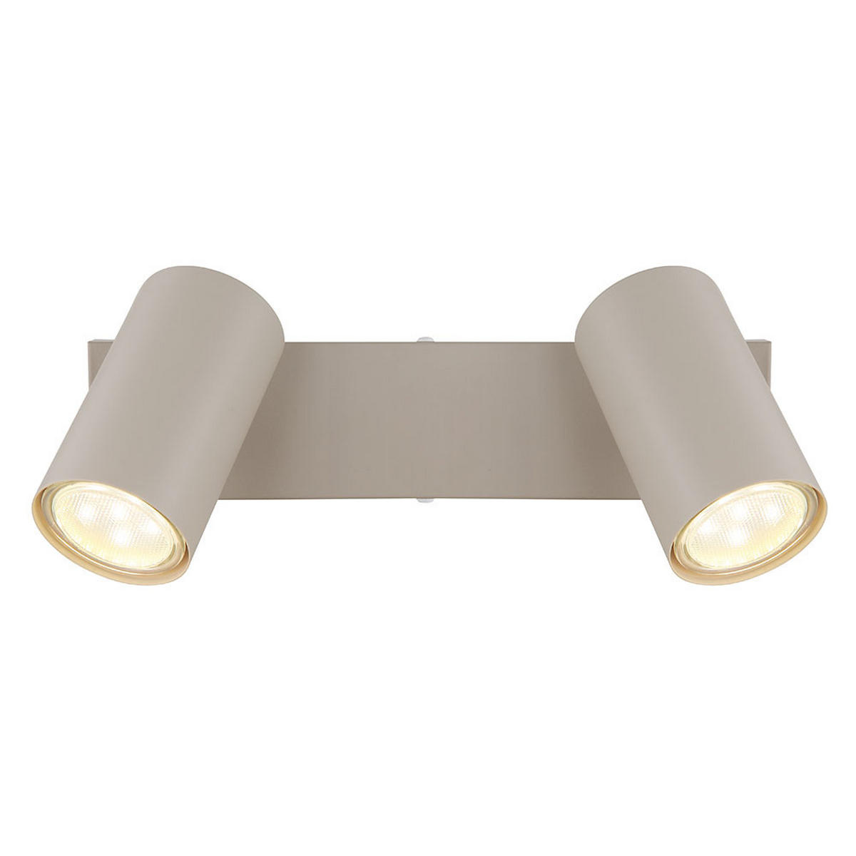 LED DECKENLEUCHTE ROBBY Metall sandfarben, schwenkbar - Bernsteinfarben, Metall (26/6/12cm) - Globo Lighting