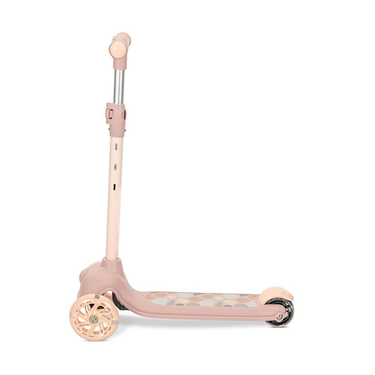 KINDERROLLER Jetster PU-Rollen beige ABEC-9 Lenker abnehmbar höhenverstellbar - Beige, Kunststoff (54/27/77cm) - Lorelli