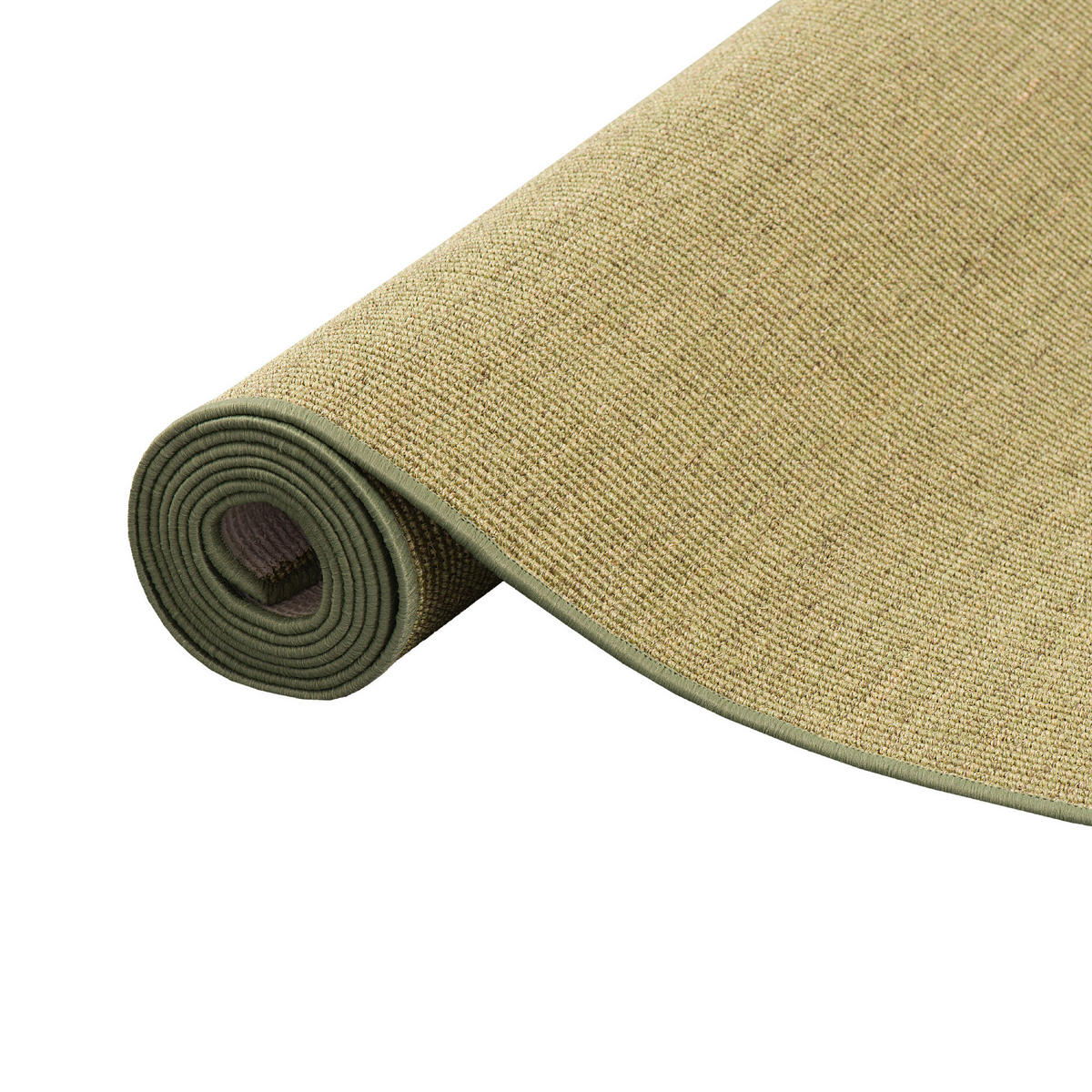 SISAL NATUR LÄUFER TEPPICH - Grün, Textil (80/200cm) - Snapstyle