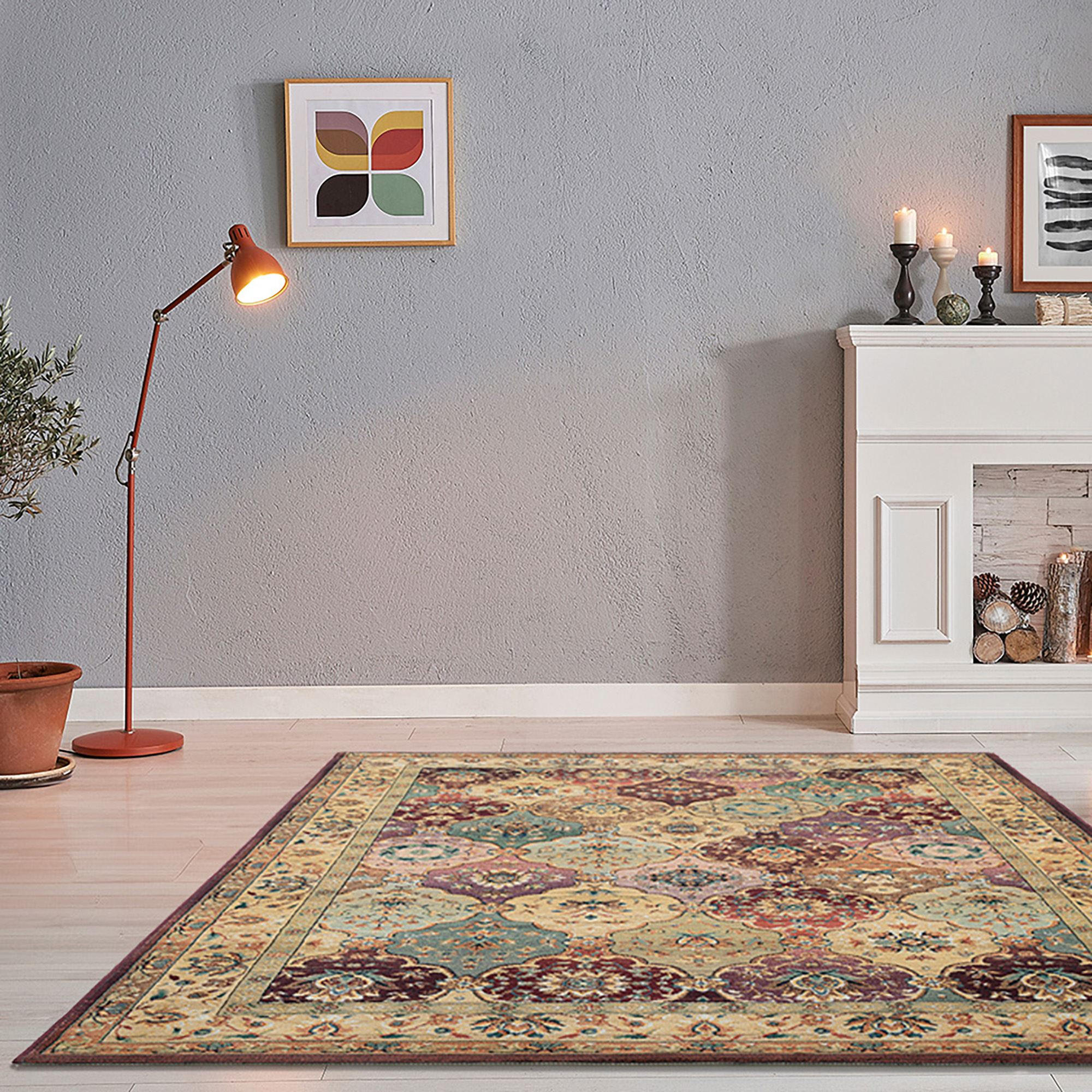 WEBTEPPICH Gabiro 208 200x250 cm - Rot, Textil (200/250cm) - THEKO