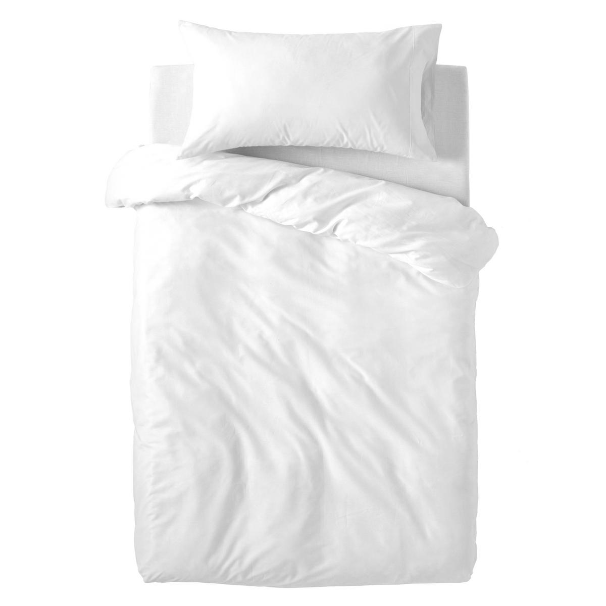 BETTBEZUG 2er-Set teiliges basic 115x145 cm (kinderbett) weiss - Weiß, Textil (115/145cm) - Happy Friday