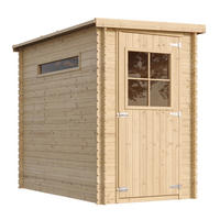 DREVENÝ záhradný domček 2.63 m² TIMBELA M306 - béžová, drevo (144/198/239cm) - Timbela