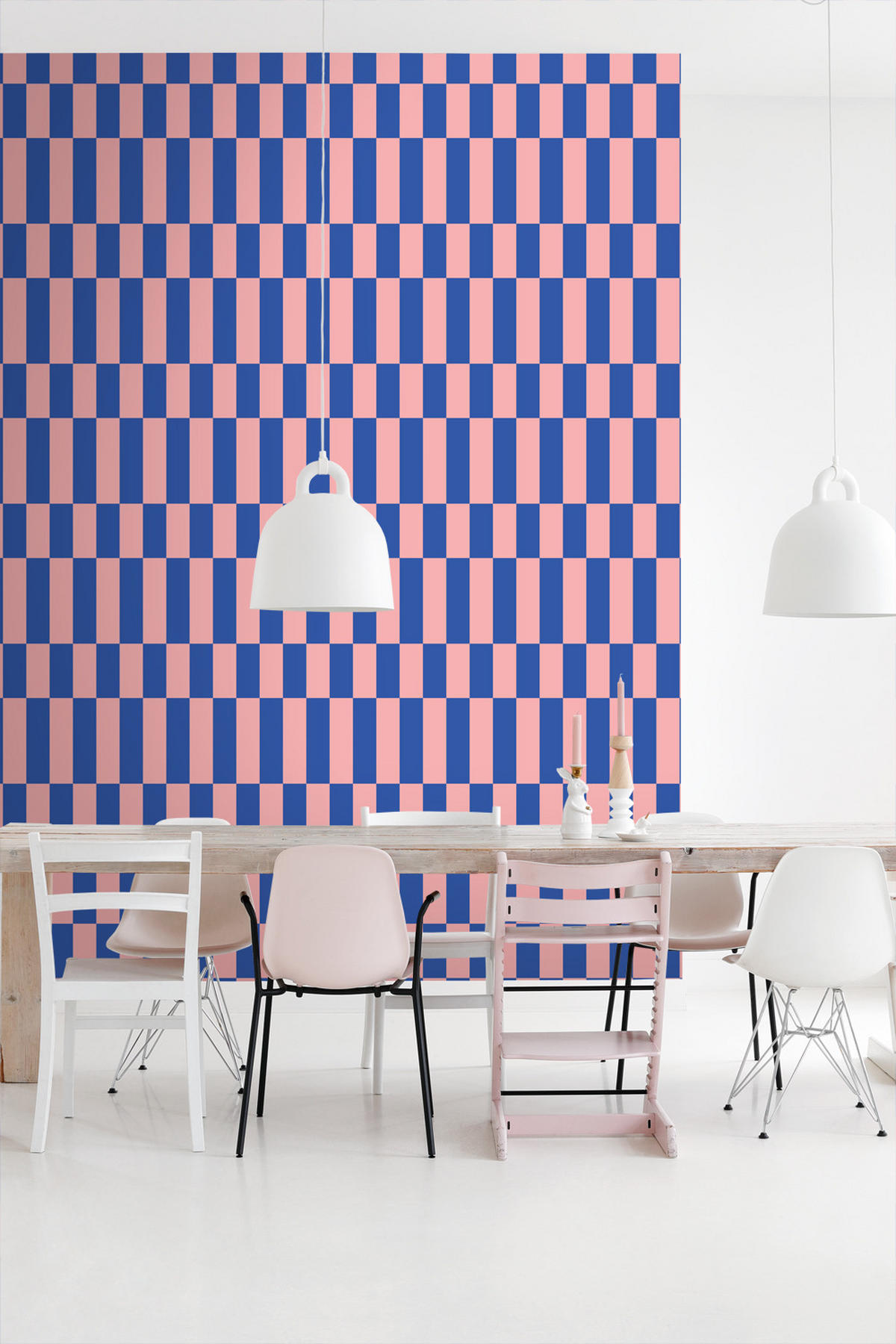 TAPETE Streifen 50 x 900 cm - Pink, Papier (50/900cm) - ESTAhome