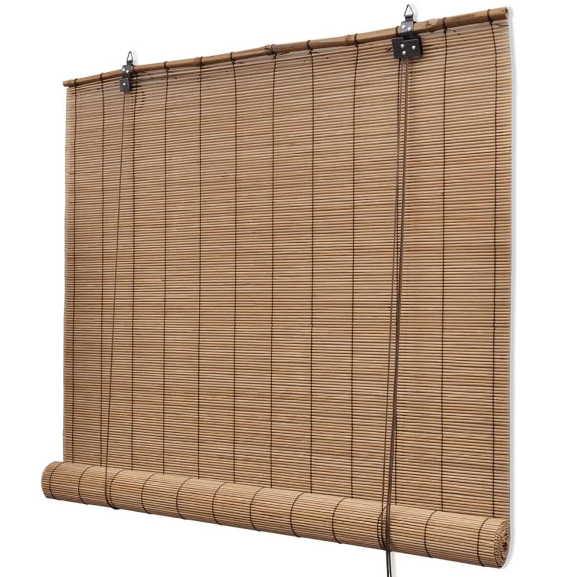 BAMBUSROLLO BRAUN 120X160 CM - Braun, Naturmaterialien (120/160/1cm) - vidaXL