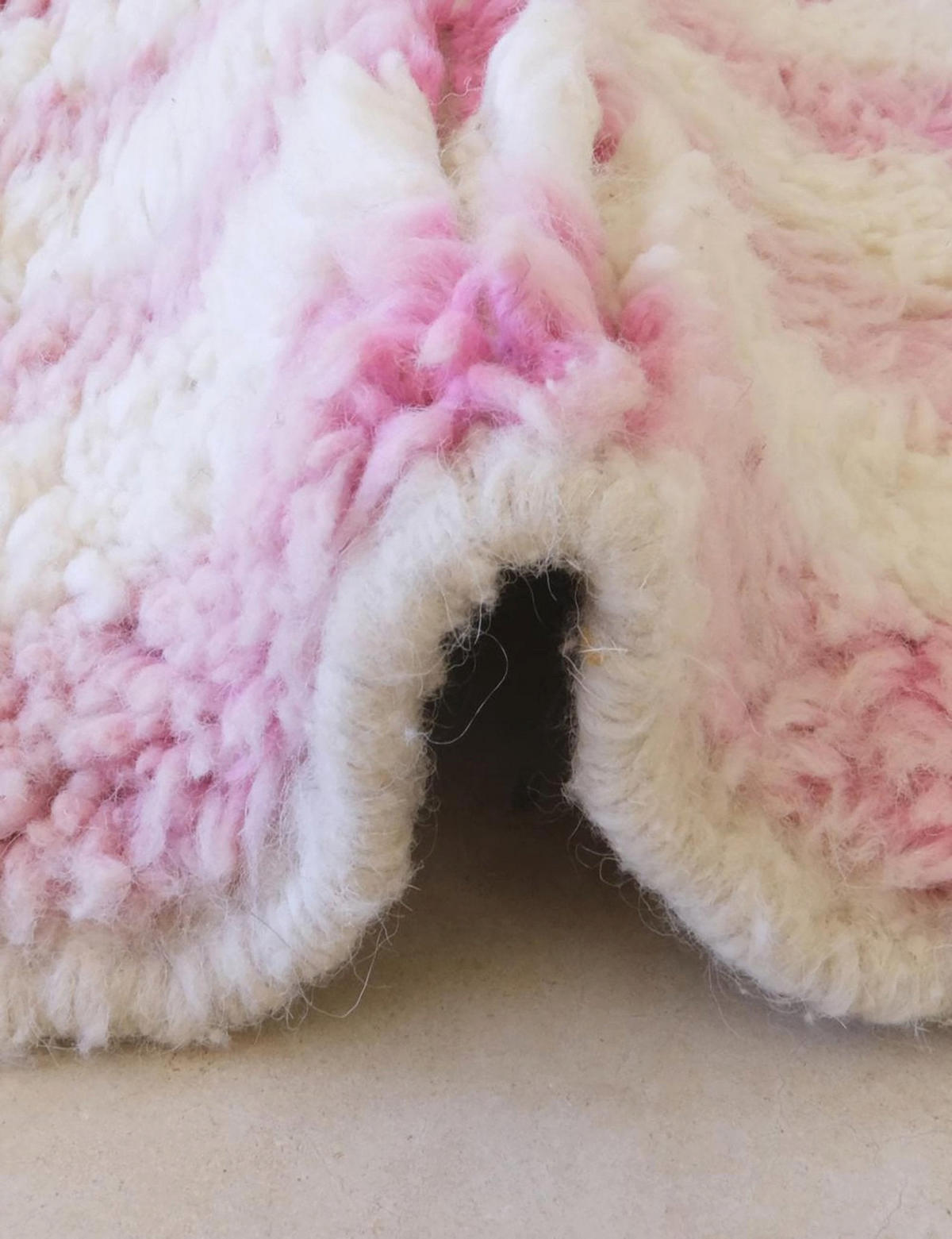 BERBERTEPPICH aus reiner Wolle 62x 232 cm - Pink, Naturmaterialien (62/232cm) - AFK Living