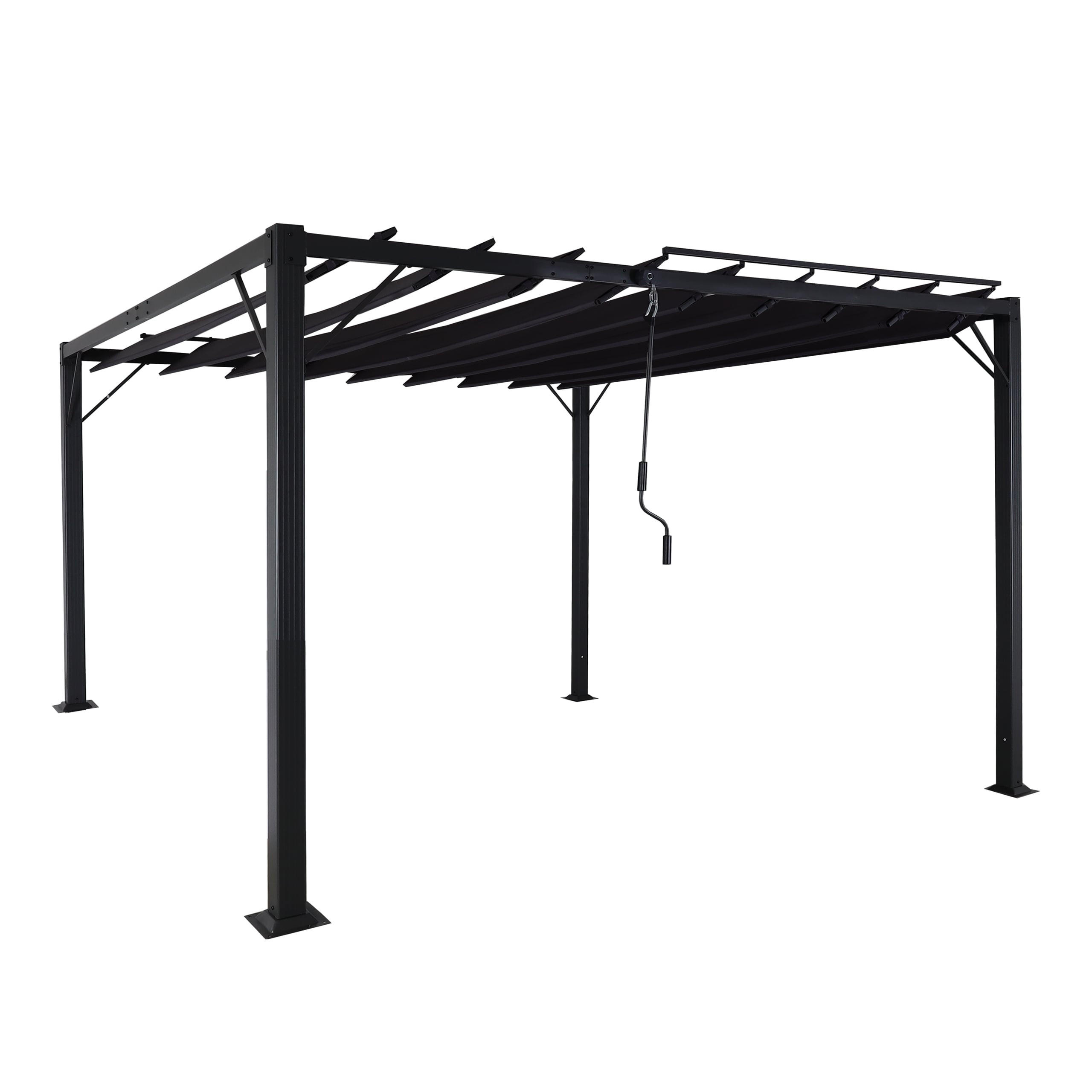 PERGOLA 213x300x300cm Anthrazit - Anthrazit, Metall (300/213/300cm) - BERLINLODGE