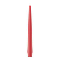SPITZKERZEN (konische Kerzen) Himbeere 250 x Ø 25 mm, 12 Stück - Altrosa, Paraffin (2.5/25/25cm) - Wiedemann Kerzen