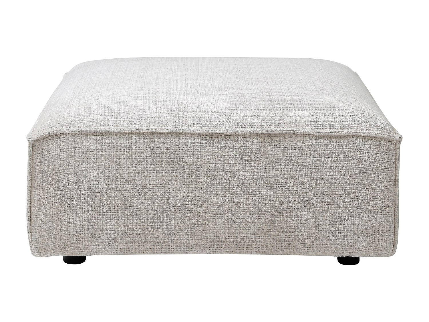 SITZHOCKER - 1 Person - Stoff - Beige - RUZOLO - Beige, Textil (90/43/90cm) - Vente-Unique
