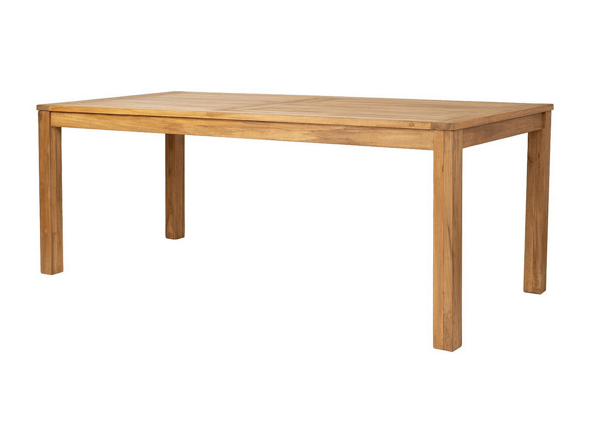 ESSTISCH - 8 Personen - Holz, Platte - Naturfarben Hell - AMILA - Naturfarben, Holz (90/200/75cm) - Vente-Unique