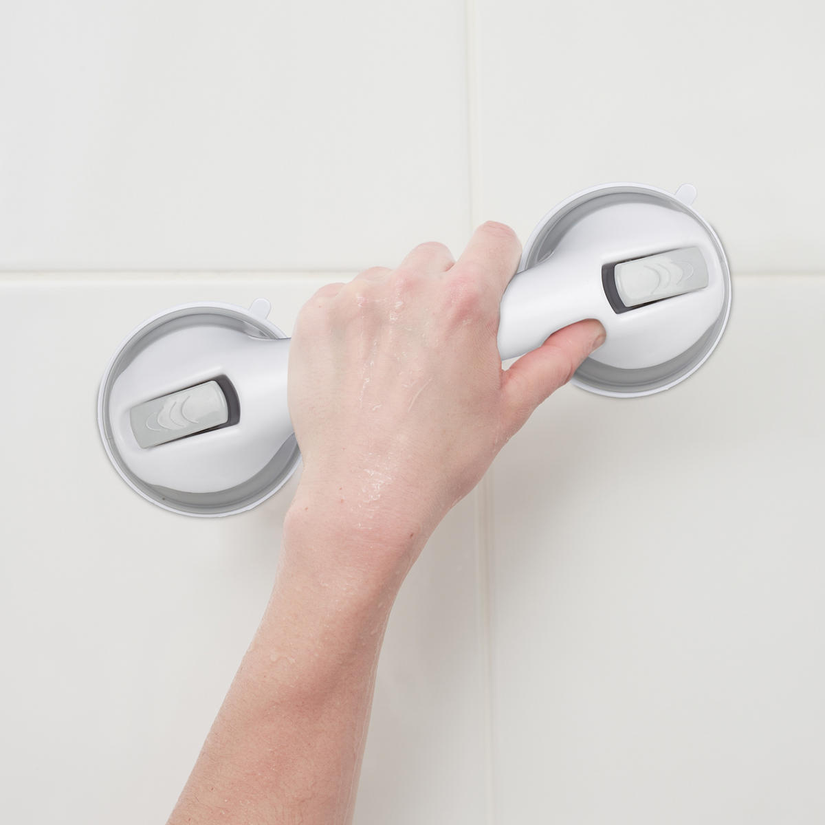 2xSAUGGRIFF - Weiß, Kunststoff (10/7.5/29.5cm) - Relaxdays